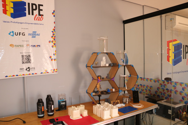 Impressões 3D realizadas no laboratório
